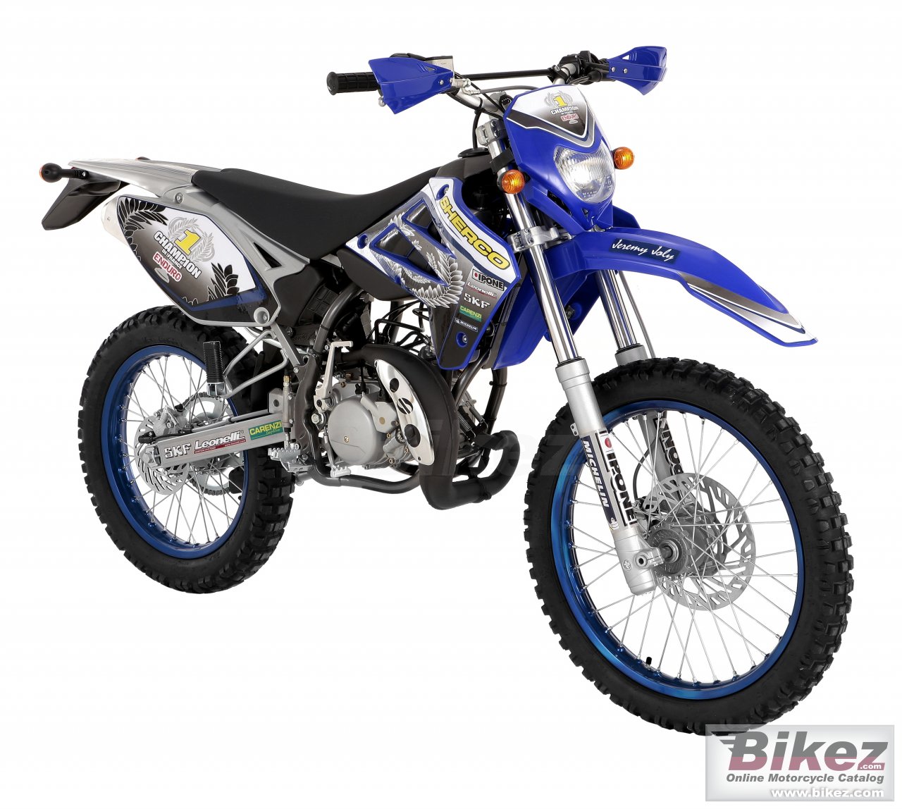 Big Sherco 50cc enduro champion replica picture and wallpaper from Bikez.com